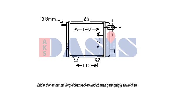 AKS DASIS Radiaator,mootorijahutus 480061N